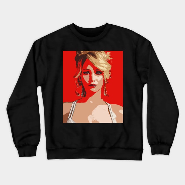 jennifer lawrence Crewneck Sweatshirt by oryan80